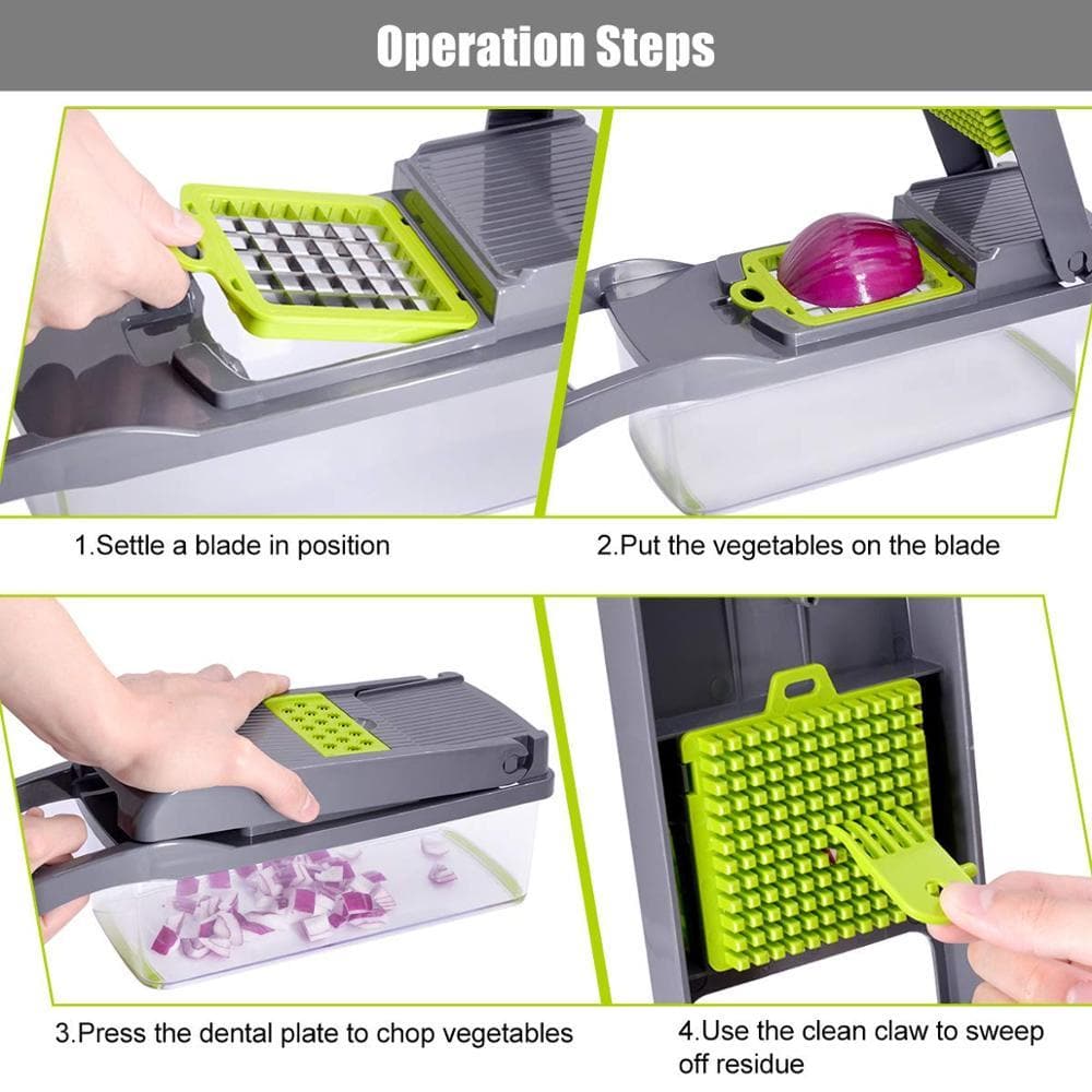 Vital™ MultiSlice Pro – 15-in-1 Gemüseschneider