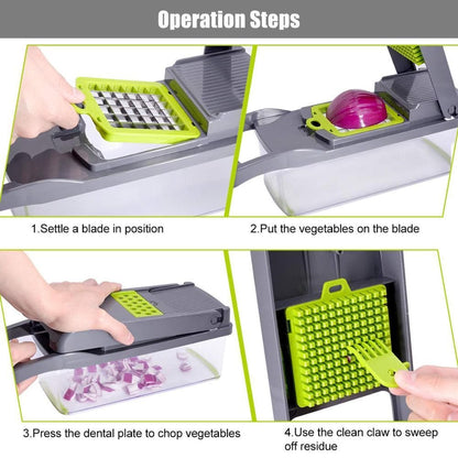 Vital™ MultiSlice Pro – 15-in-1 Gemüseschneider