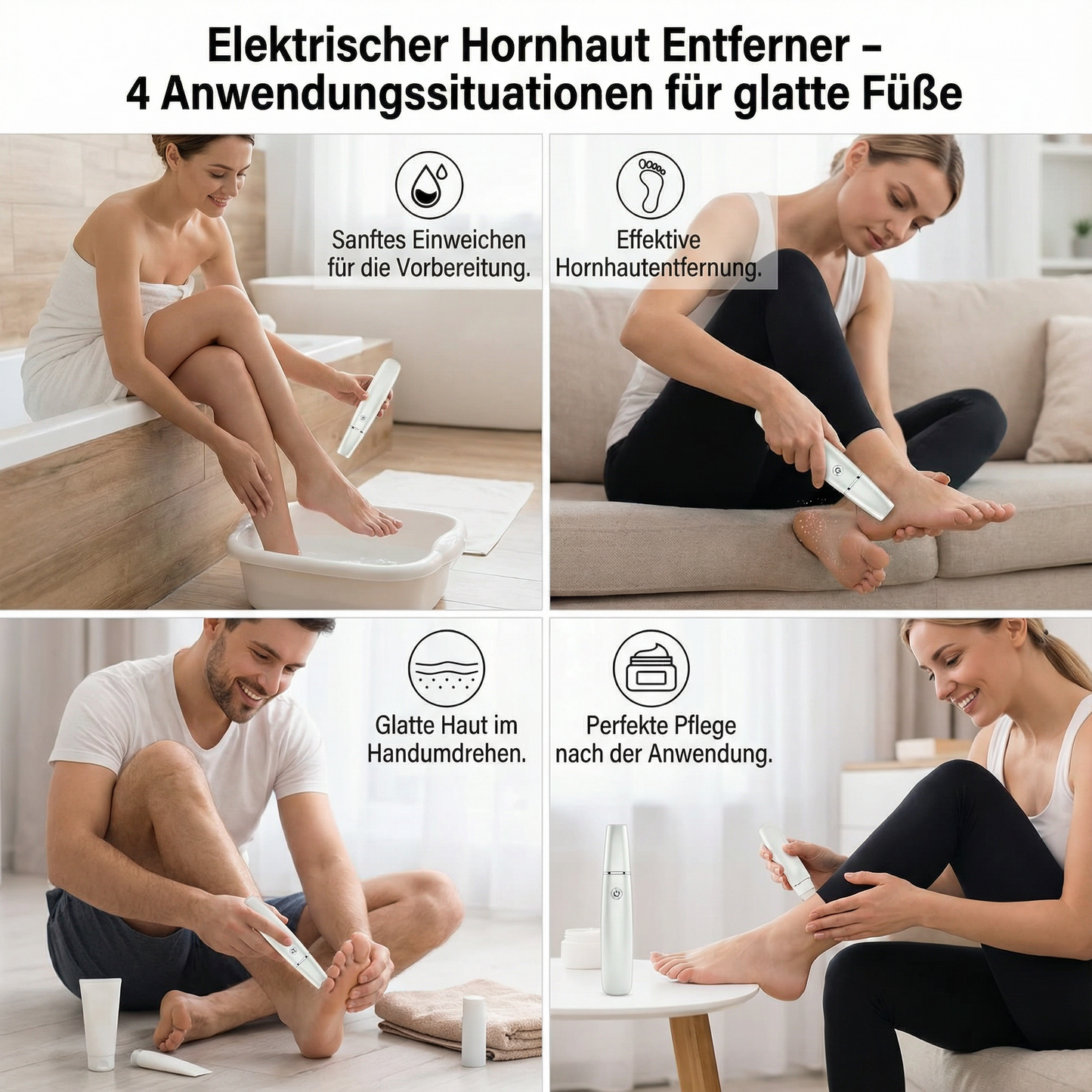 Vital Elektrischer Hornhaut Entferner für die Füße